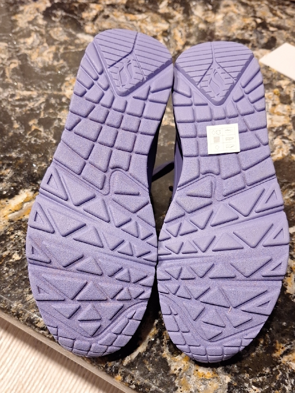 Skechers Soft Lavender Memory Foam Trainers - Picture 5 of 6